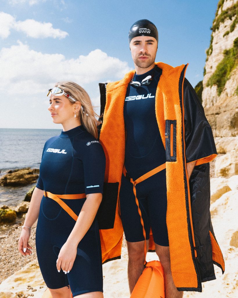 Gul Eunoia Wetsuit featuring Gul buoyancy aid and Dry Robe