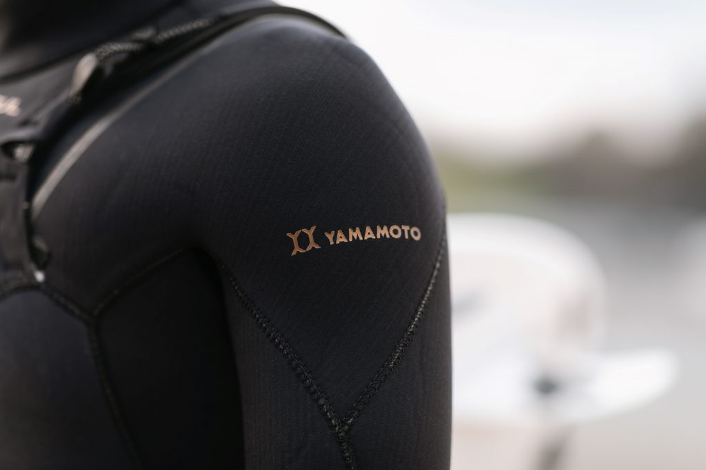 Close up of XX Yamamoto tech on the new GUL Viper  6|5|4 Wetsuit.